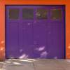Purple Garage Door