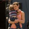 Young Mother At Block Party